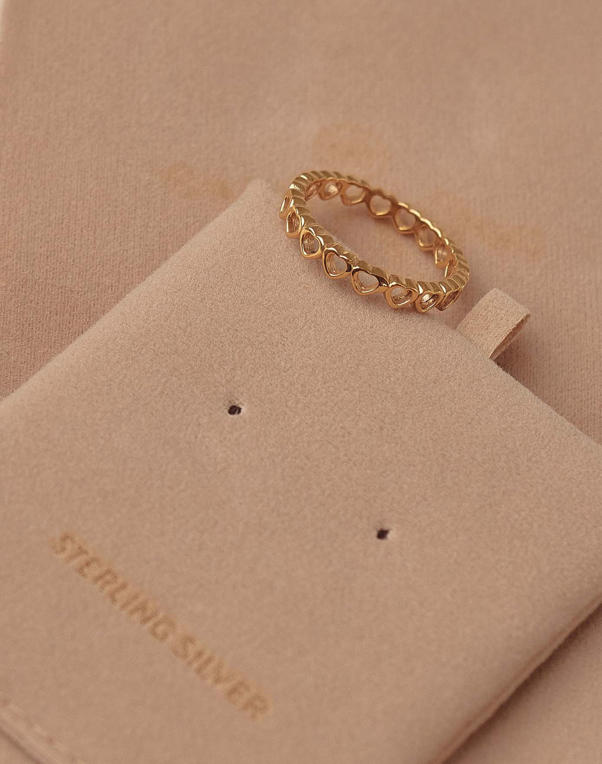 Anillo en Plata 925 Heartbeat Oro