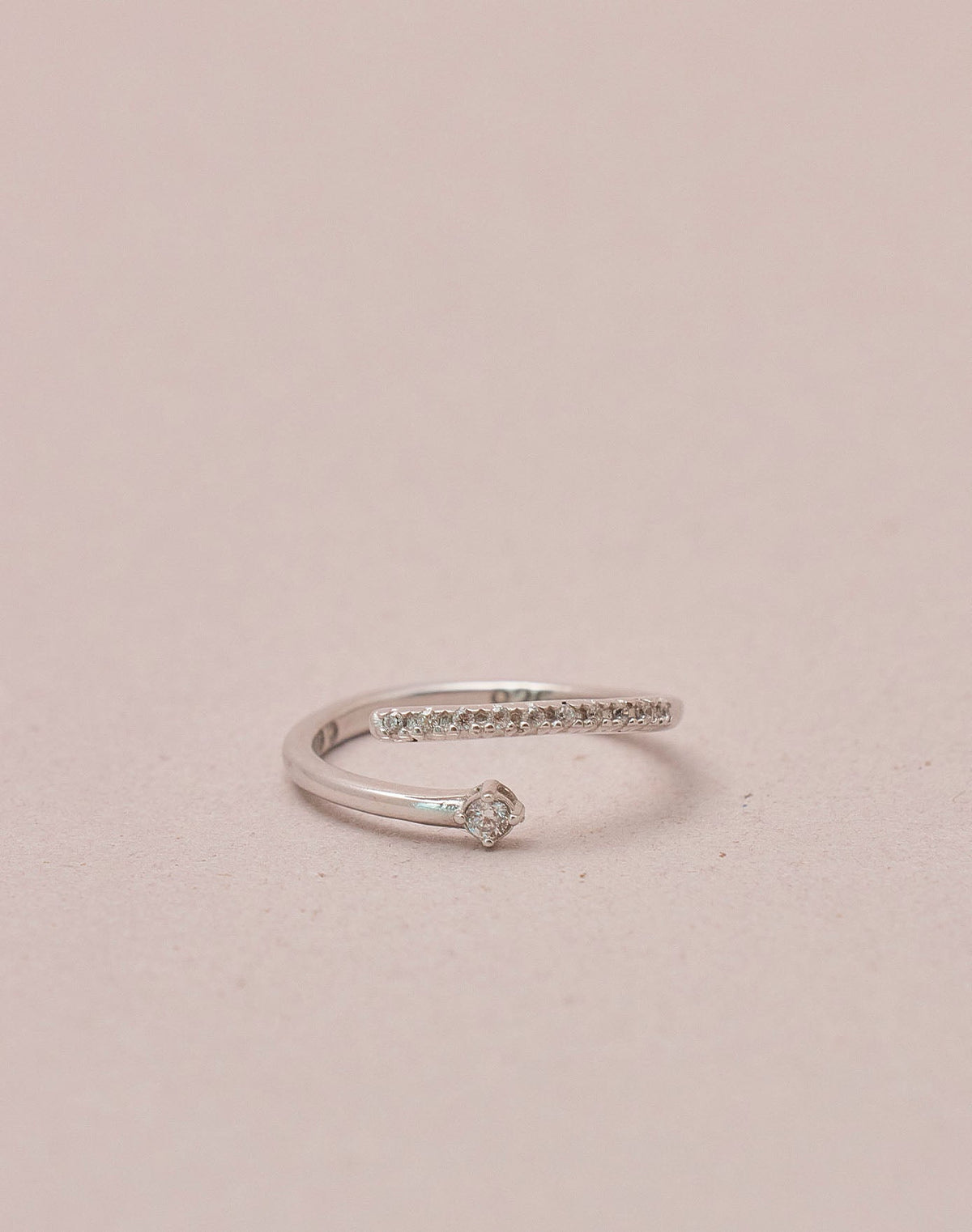 Anillo en Plata 925 Twist Crystal