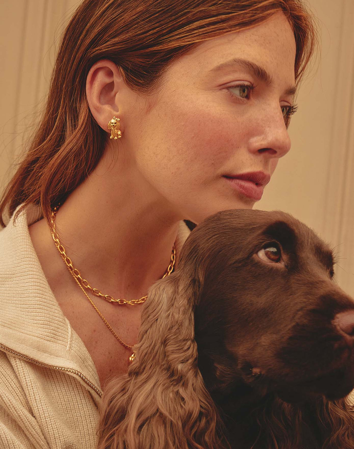 Aretes Perro Cocker Spaniel