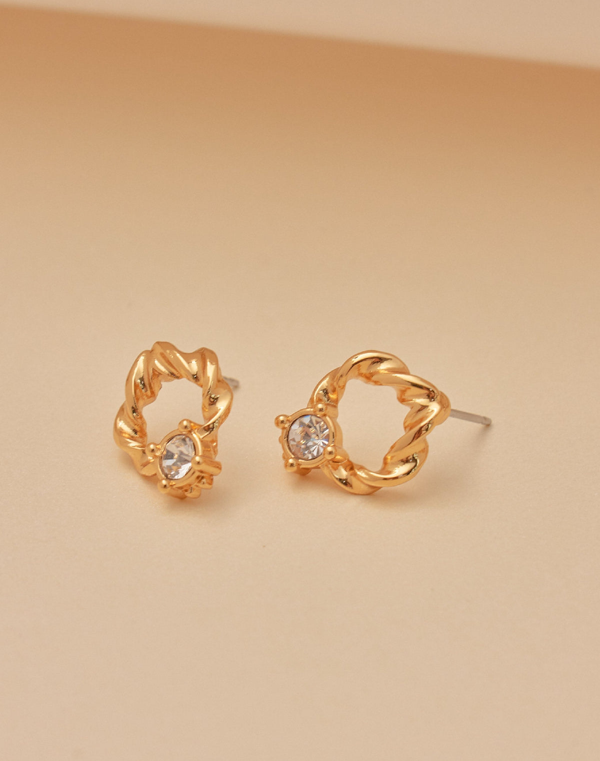 Aretes Twist Cristal