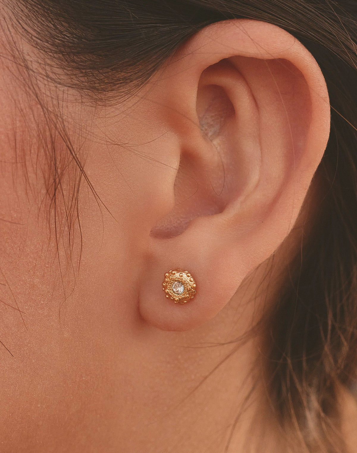 Choker + Aretes Crisantemo