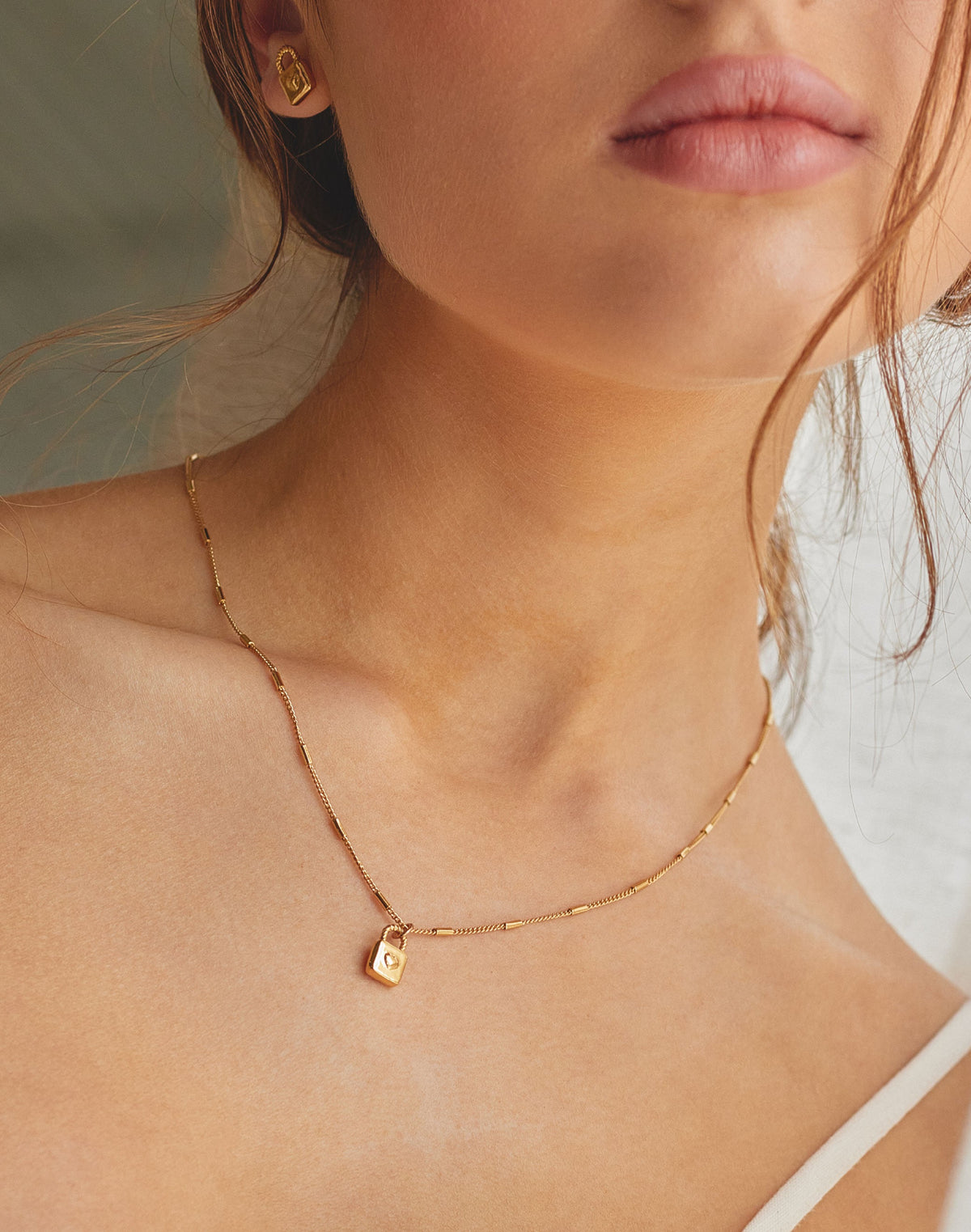 Collar + Aretes Lucca