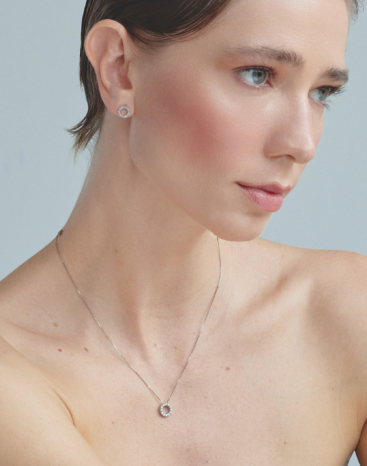 Collar en Plata 925 Aro Clear