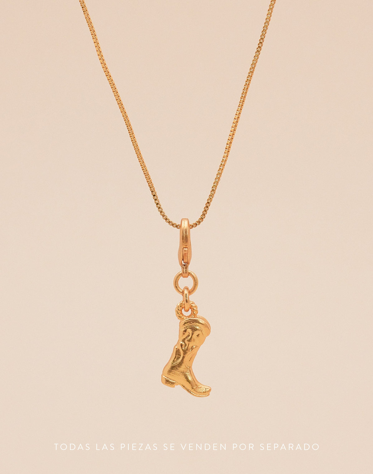 Mini Charm Bota Texana