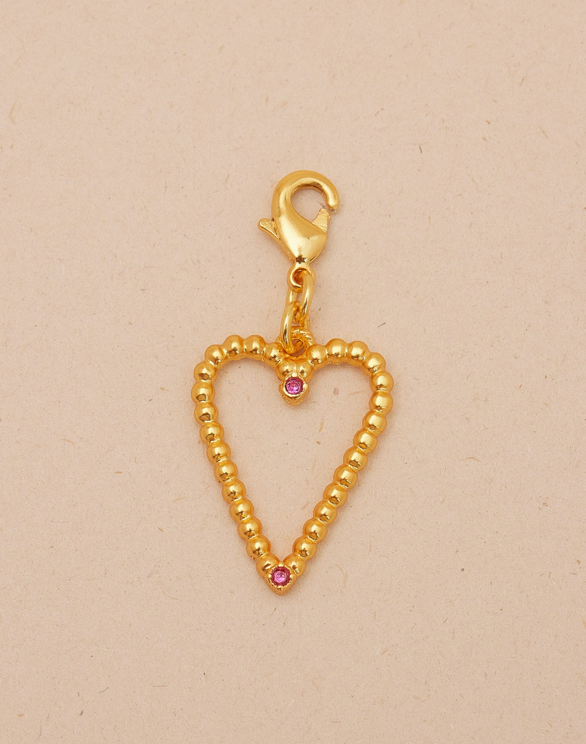 Mini Charm Corazón Entorchado