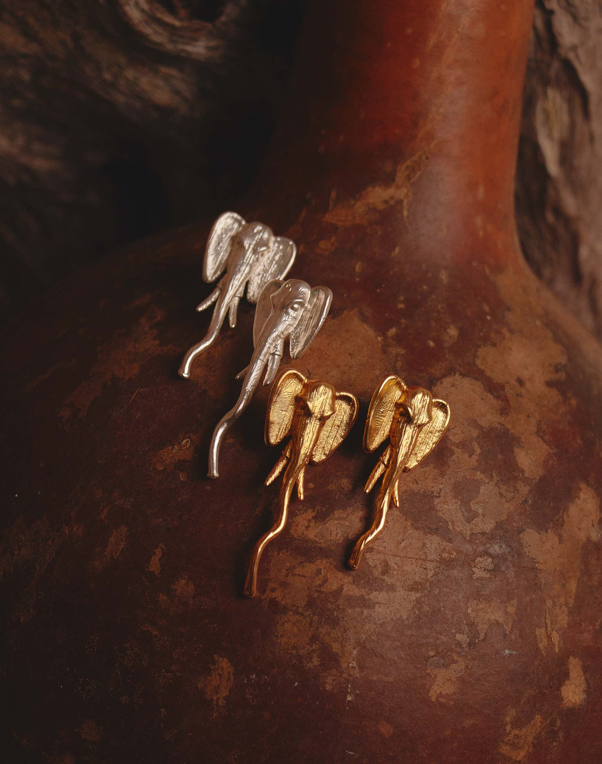 Pendientes Elefante