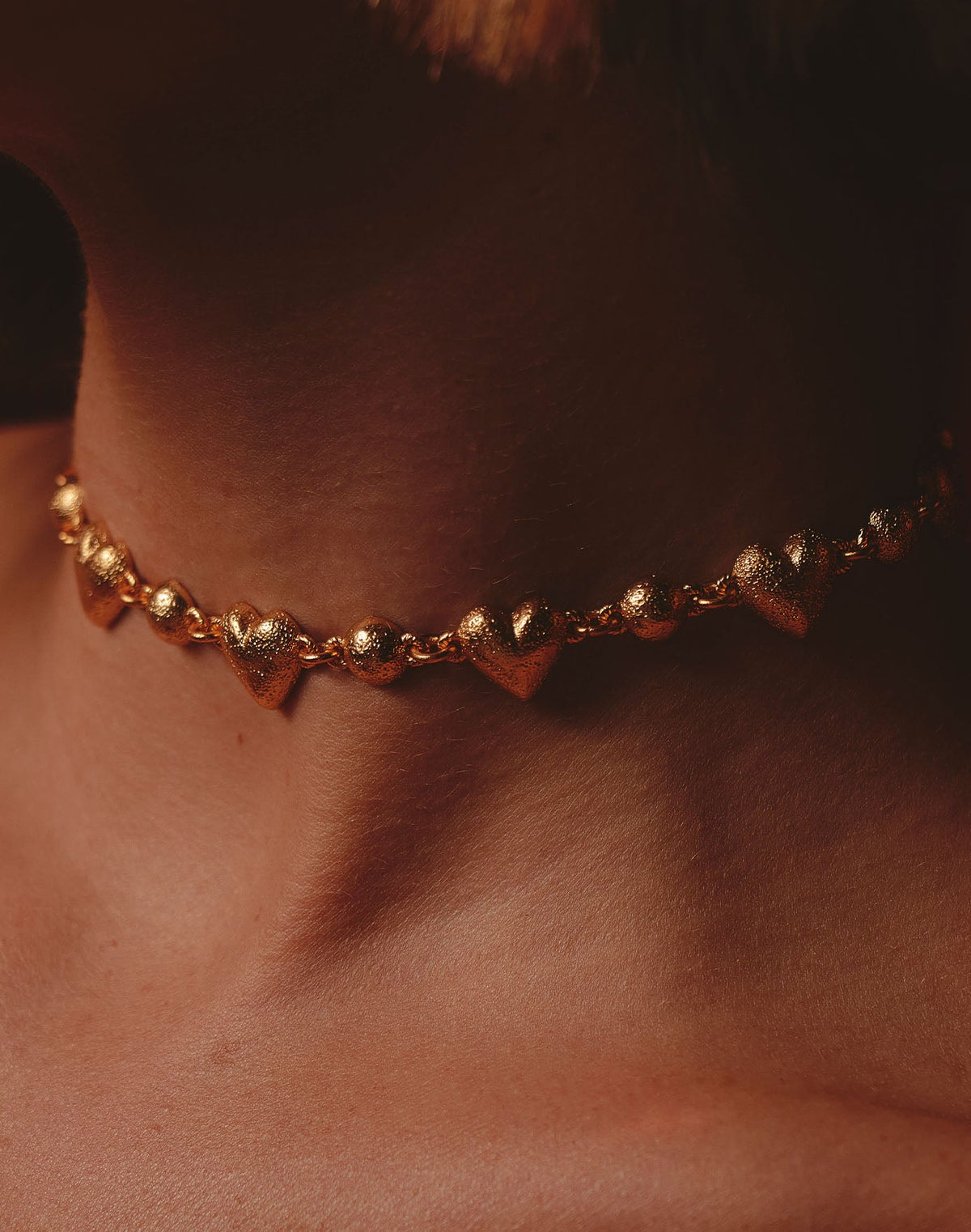 Set Choker + Aretes Latidos