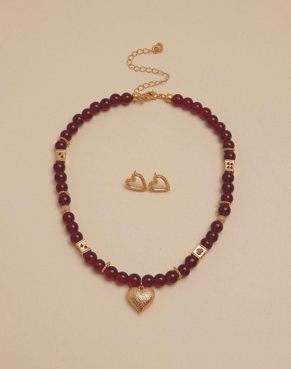 Set Collar + Aretes Love Game