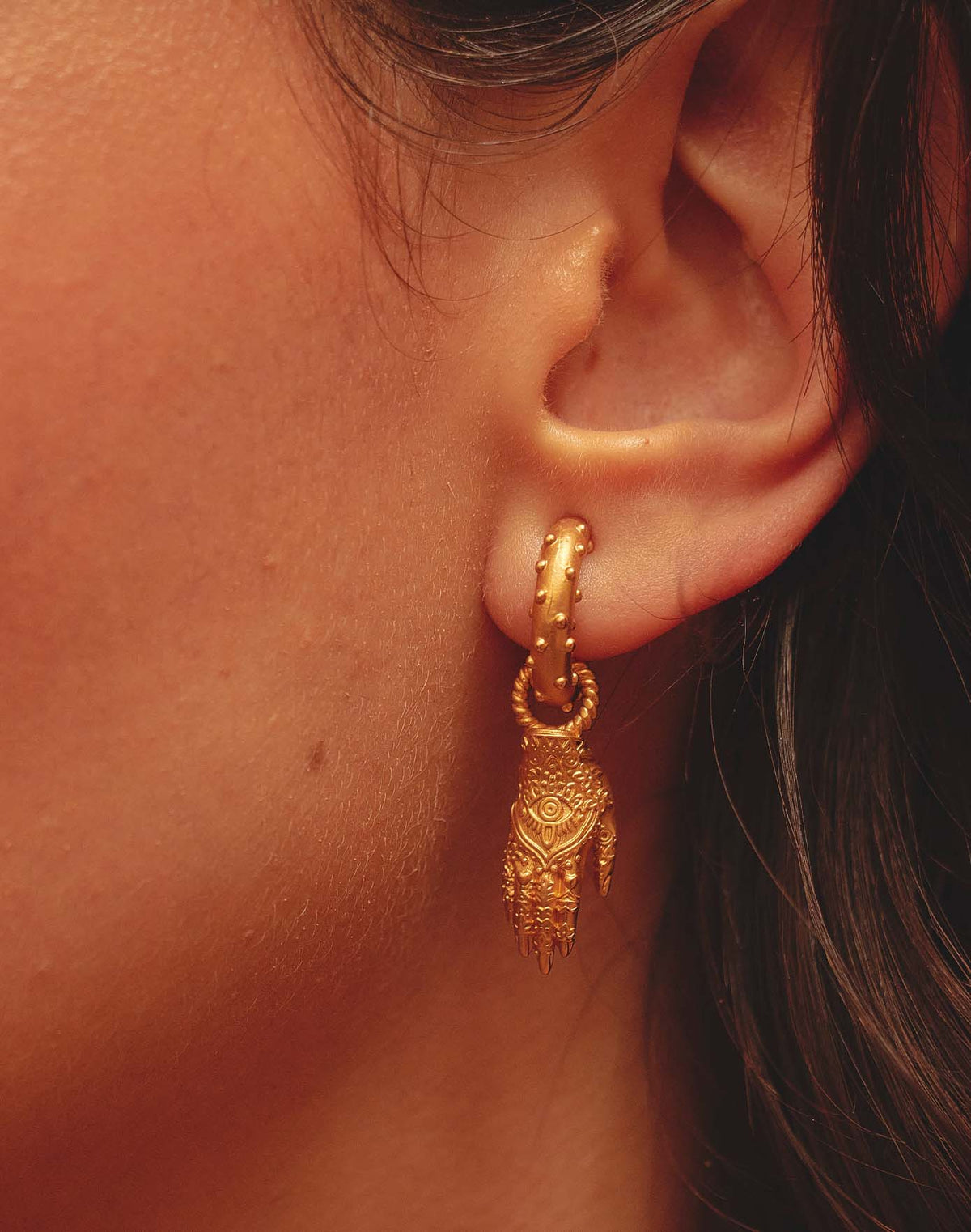 Set de 3 Aretes Lotus