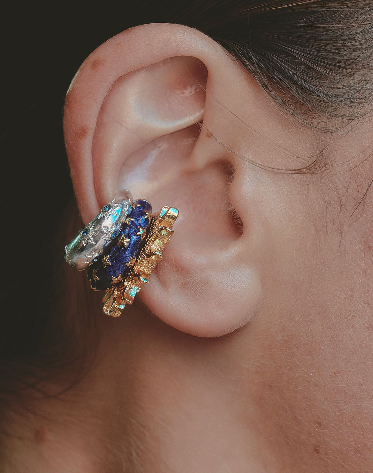 Set de 3 Earcuffs Vía Láctea