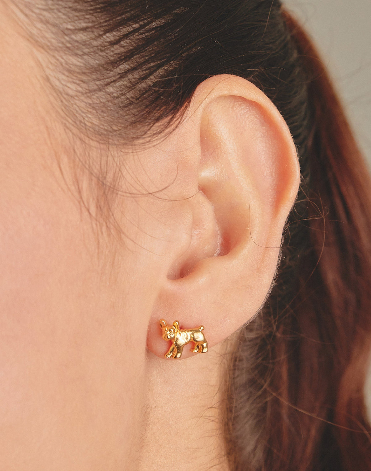 Aretes Bulldog Francés Mini