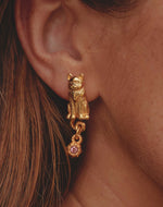 Aretes Gato Juguetón