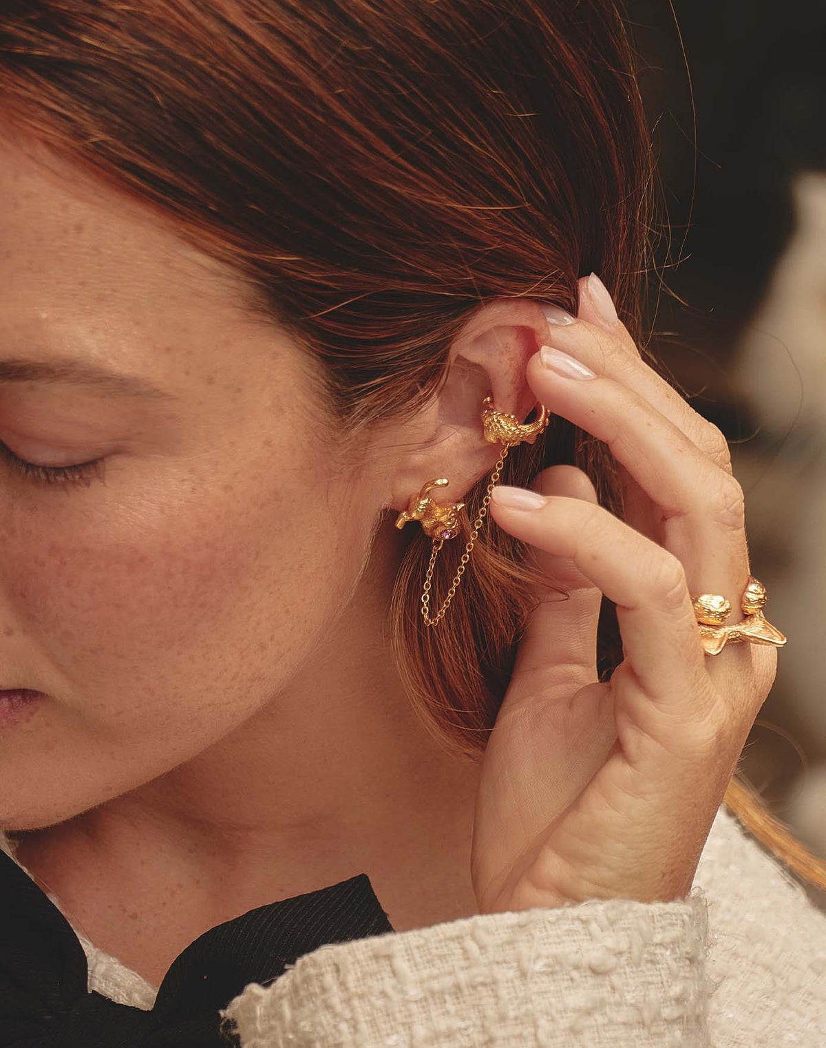 Aretes Gato Juguetón