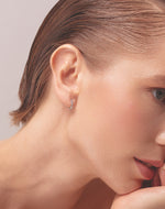 Candongas en Plata 925 Zircón Clear