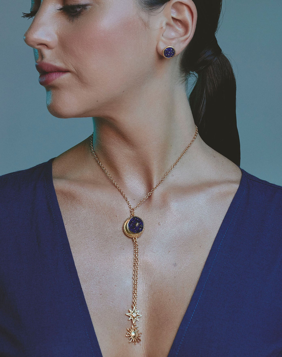 Collar + Aretes Eclipse