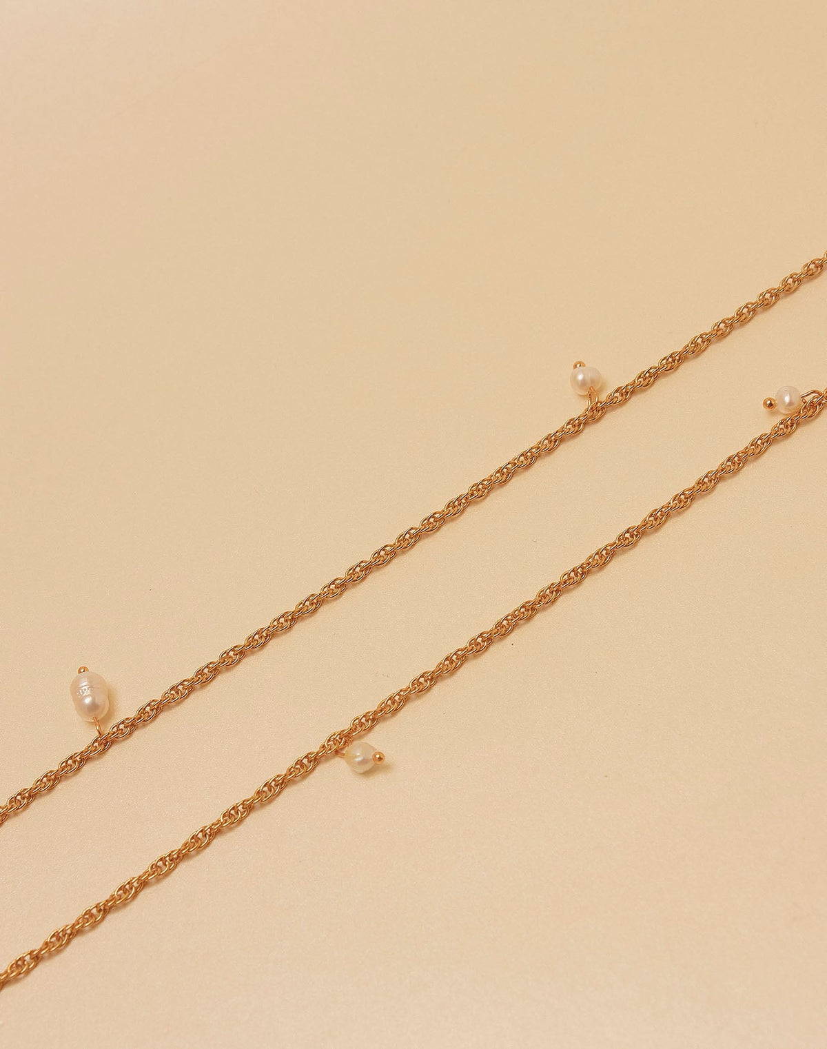 Collar Corbatín de Perlas