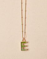 Collar de Letras Musgo