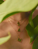 Collar de Letras Musgo
