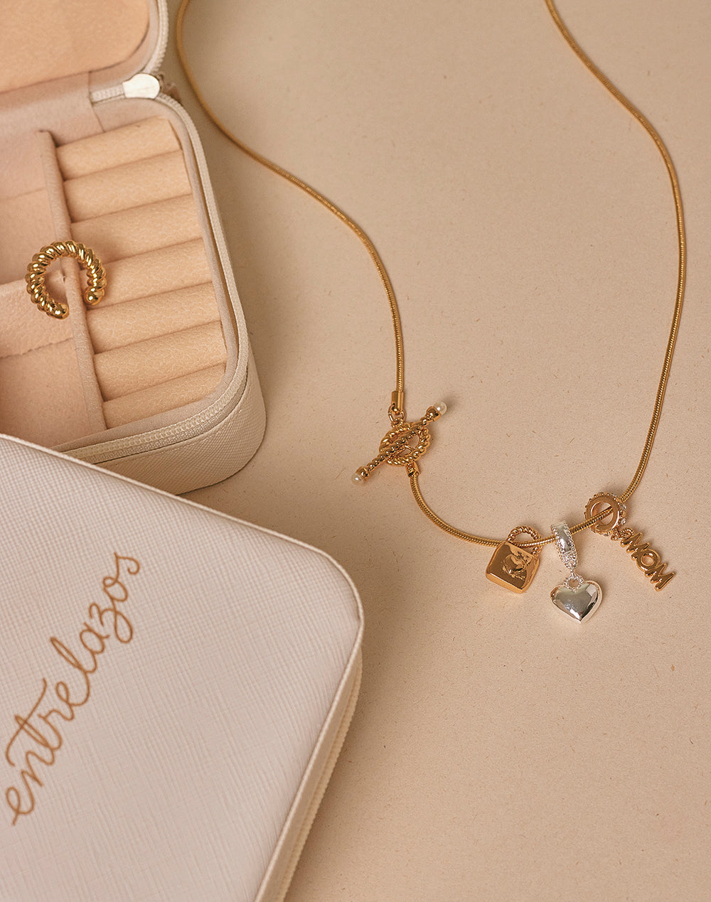 Joyero + Collar + Candongas + Earcuff