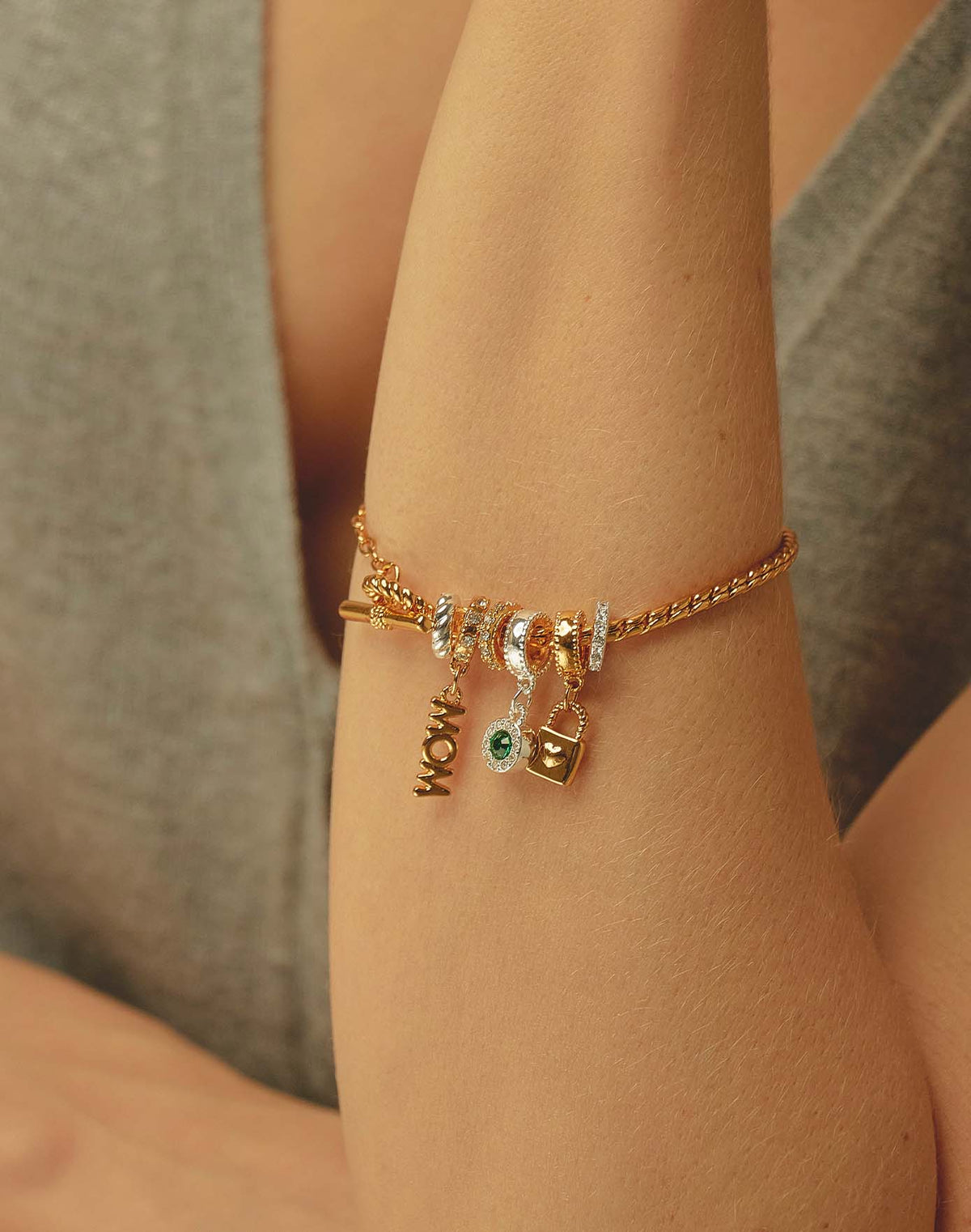 Pulsera de Charms Lucky Mom