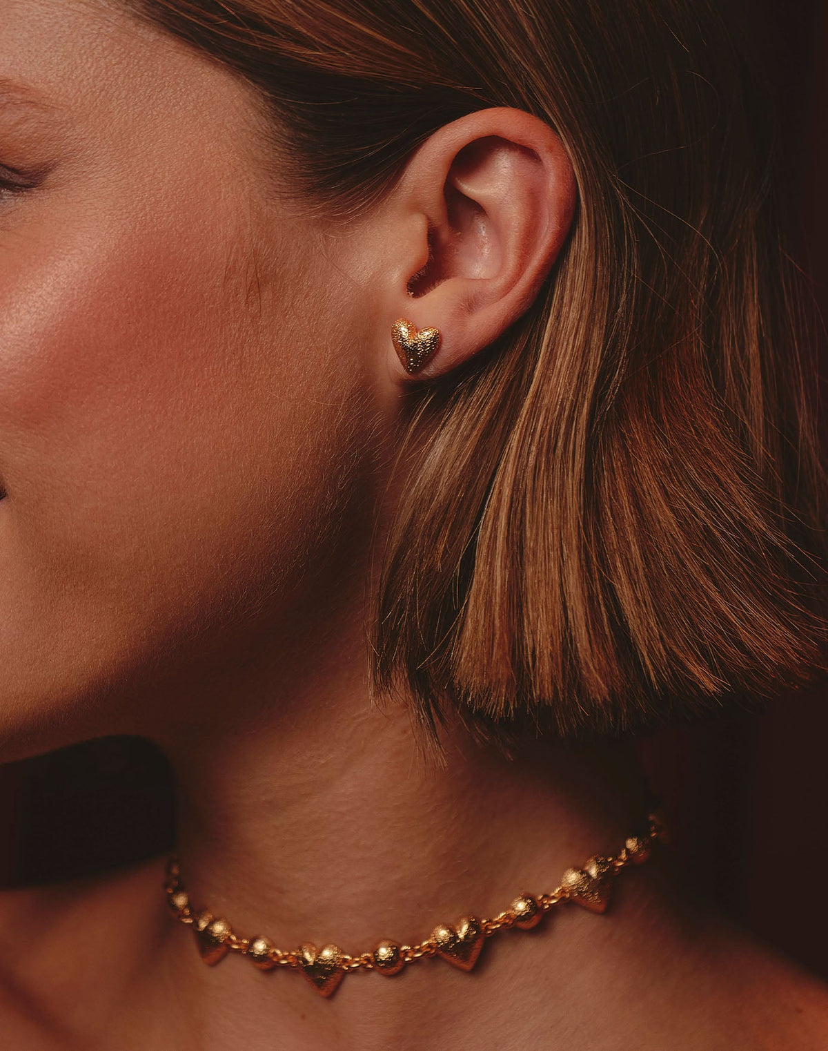 Set Choker + Aretes Latidos