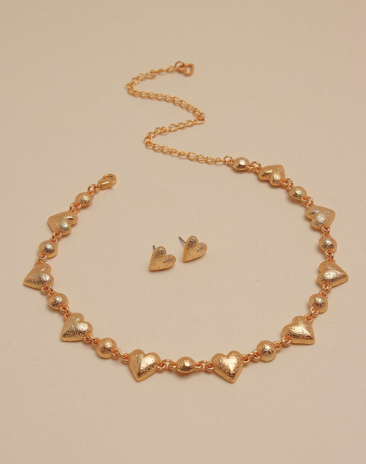 Set Choker + Aretes Latidos
