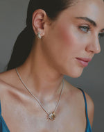 Set Collar + Aretes Sol y Luna
