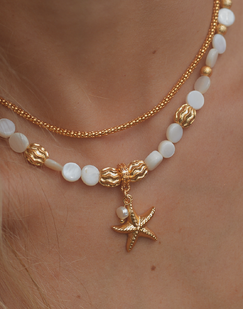 Set de 2 Collares Nacar