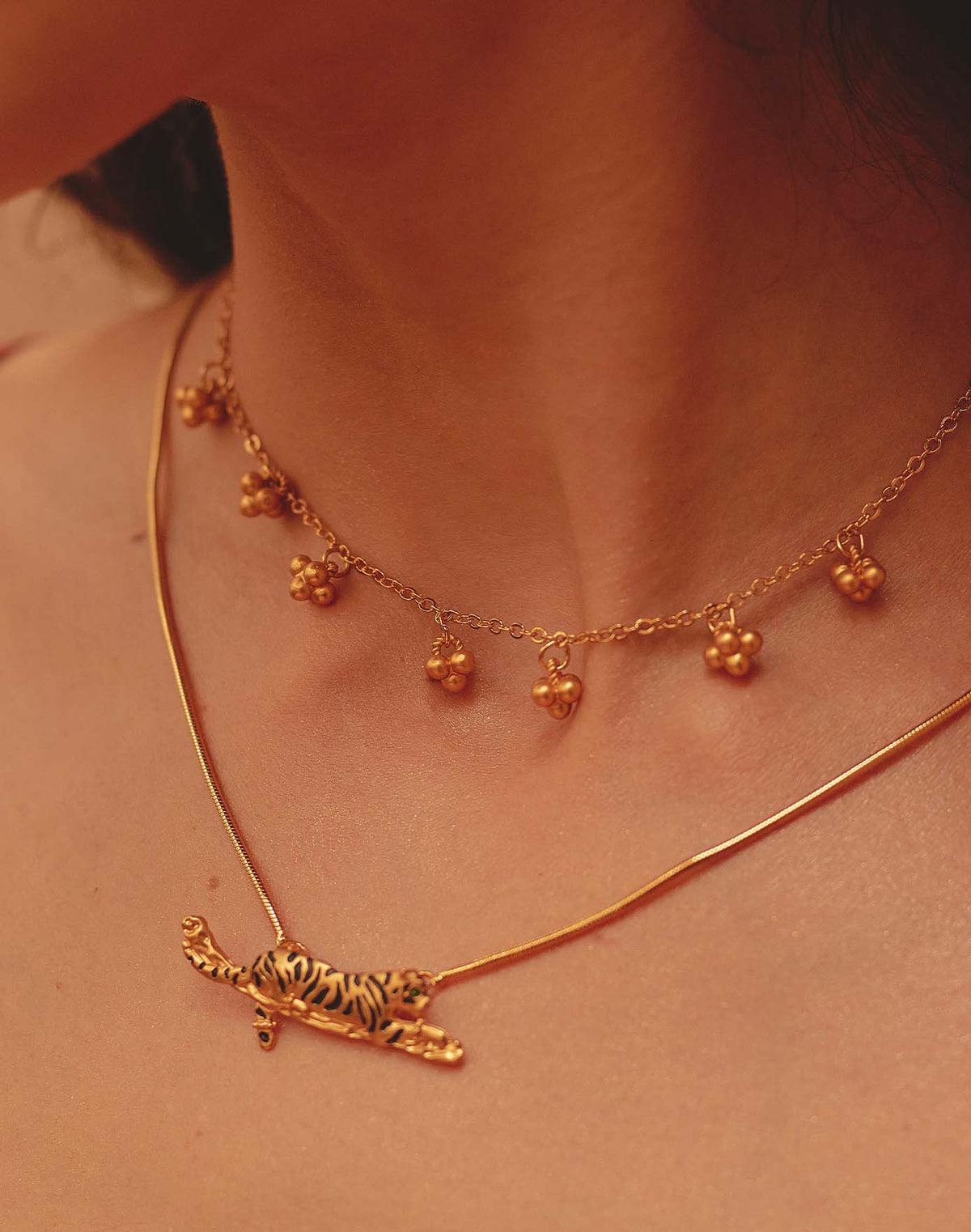 Set de 2 Collares Tigre de Bengala