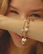 Set de 2 Pulseras Love