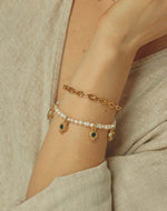 Set de 2 Pulseras Perlas