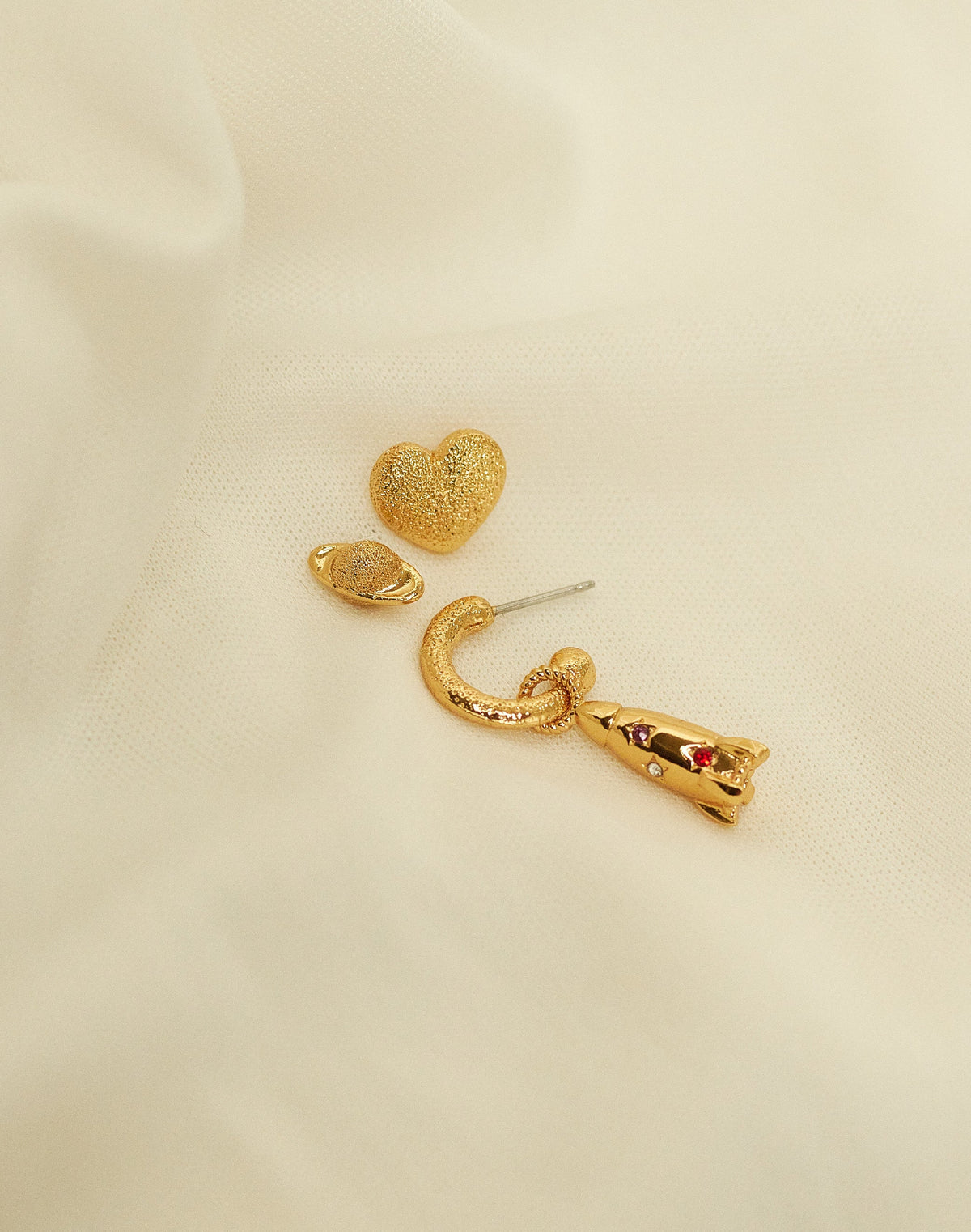 Set de 3 Aretes Amor Infinito