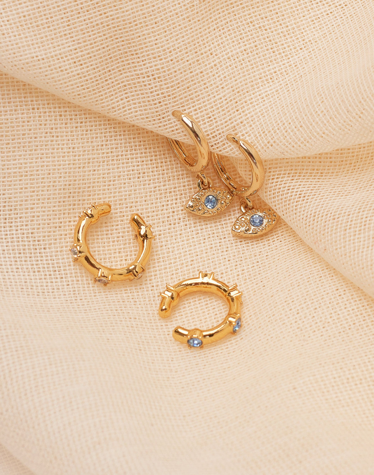 Set de 3 Aretes Mares
