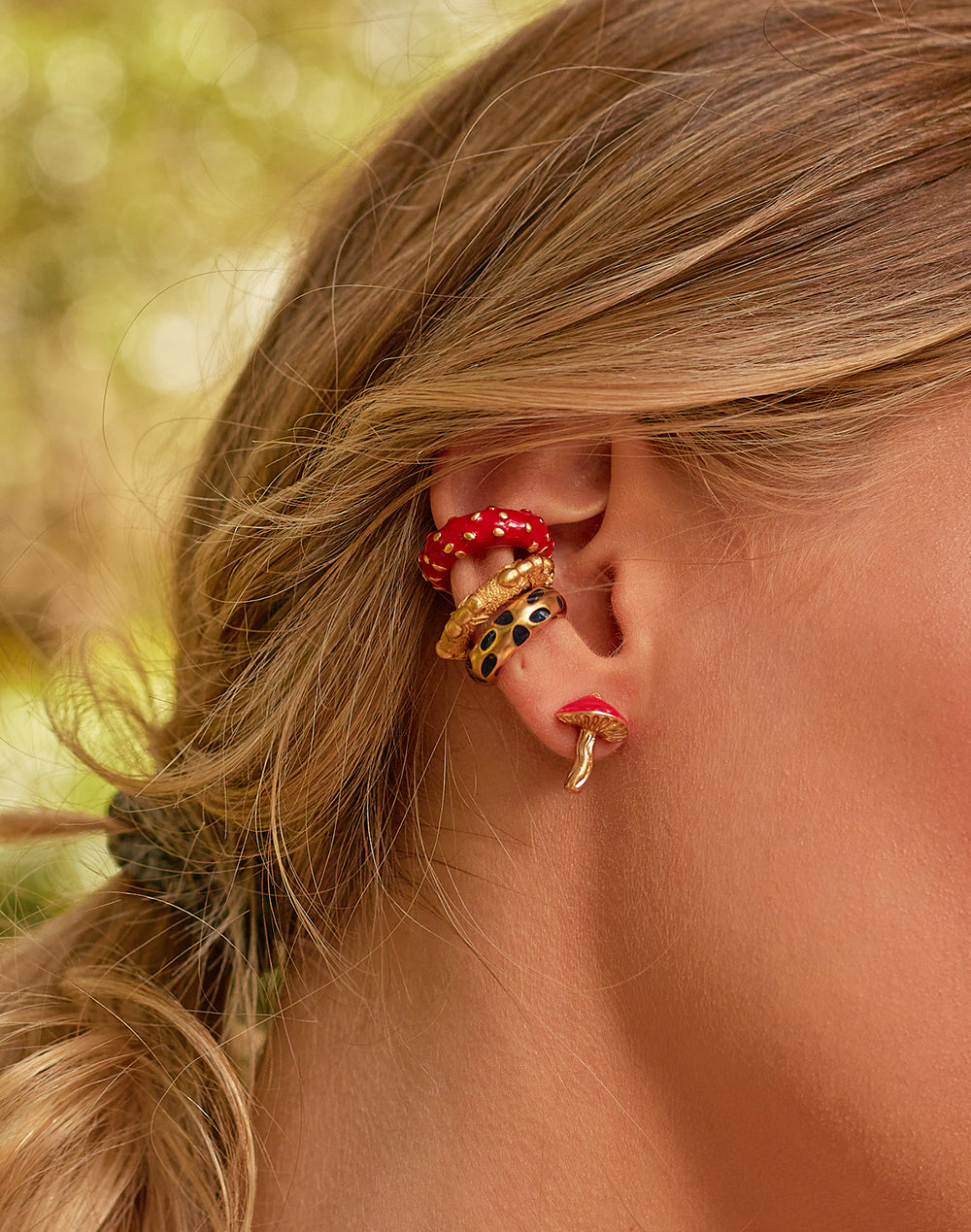 Set de 3 Earcuff Bold Secret Garden