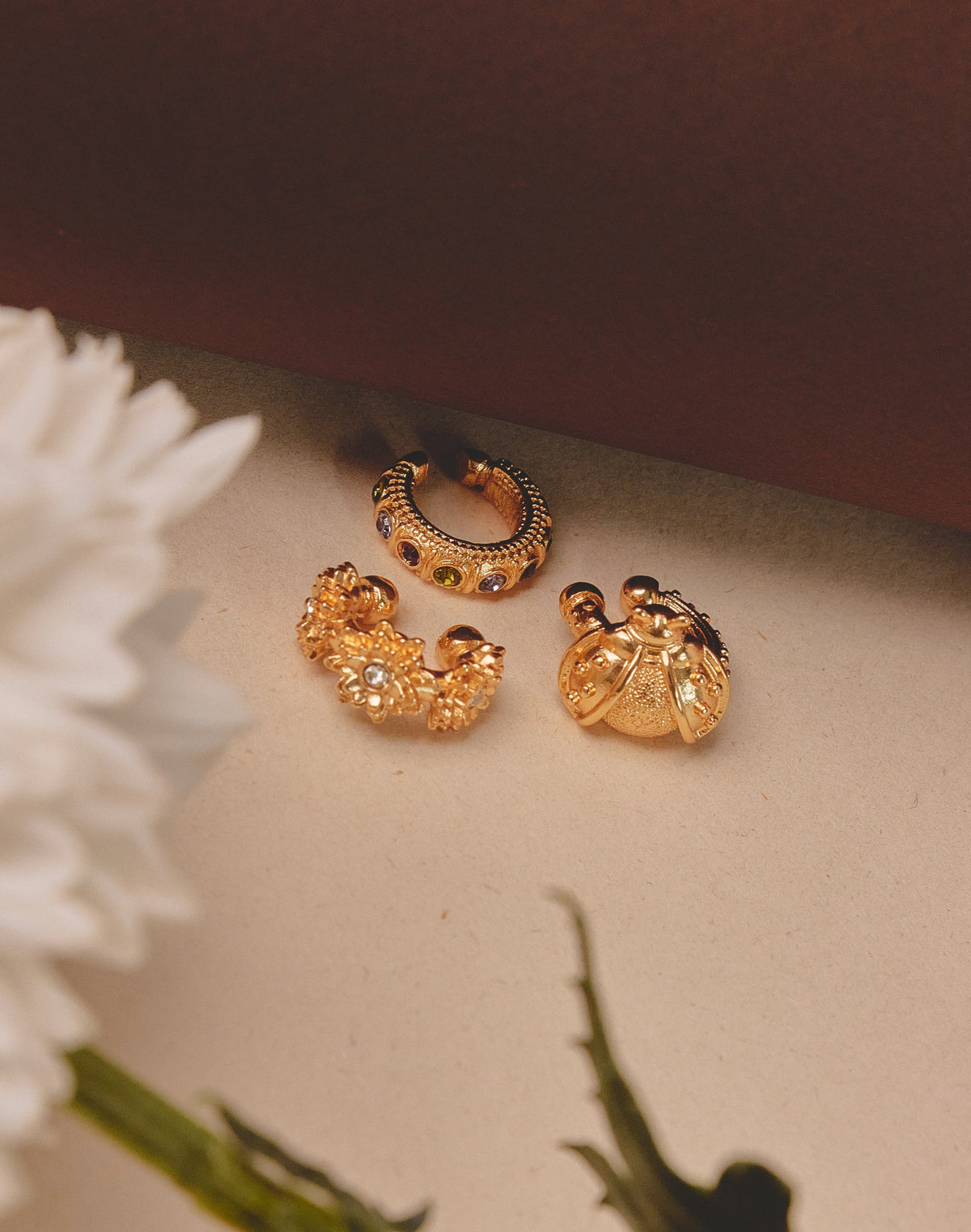 Set de 3 Earcuffs Naturaleza