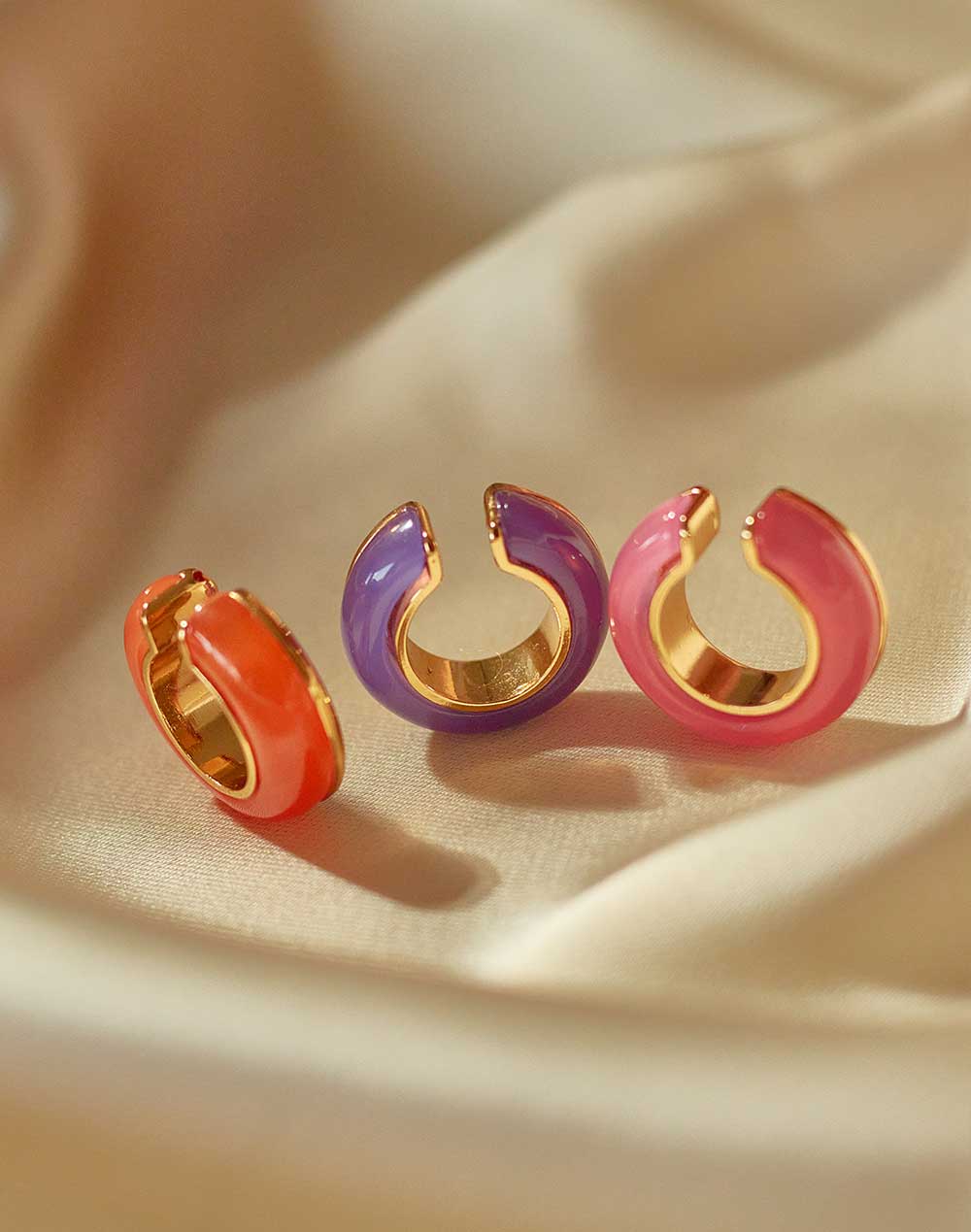 Set de 3 Earcuffs Saturno