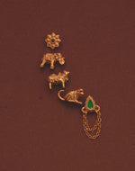 Set de 5 Aretes Templo Interior