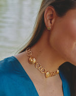 Set de Choker + Aretes Moluscos
