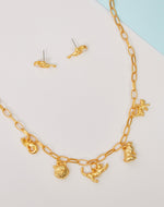 Set de Collar + Aretes Cat Lover