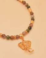 Set de Collar + Aretes Elefante Sagrado